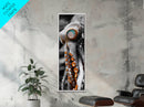 Octopus Closeup, Ocean Creature, Tentacle Texture, Framed Canvas Print, Marine Life Art, Nautical Bathroom Decor, Moody Coastal Wall Art