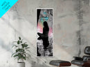 Dreamy Lake View, Solitude Moment, Color Splash Art, Framed Canvas Print, Moody Wall Art, Bedroom Decor, Surreal Photography, Meditation Vibe