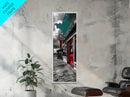 Wild West, Red Door, Desert Town, Saloon Art, Framed Canvas Print, Cowboy Wall Art, Western Decor, Rustic Bar Style, Americana Vibes