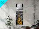 Lava Flow, Volcanic Path, Earth Texture, Yellow Stone, Canvas Print, geology wall art, bold nature photography, modern natural decor
