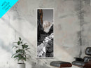 Rocky Canyon View, Earthy Nature Photography, Wilderness Art, Canvas Print, Hiking Trail Decor, Neutral Tones Wall Art, Rustic Living Room Art