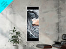 Ocean Wave, Big Surf, Seascape Photography, Coastal Wall Decor, Water Motion, Framed Canvas Print, Beach House Living Room Art