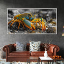 Rainbow Lobster, Bold Colors, Exotic Crustacean, Canvas Print, Underwater Art, Coastal Living Room Wall Art, Boho Ocean Creature Decor