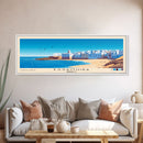 Essaouira, Morocco Panoramic Print, Vacation Gift, Morocco Wall Art, Beach Painting, Beach Decor, Beach Or Lakehouse Art