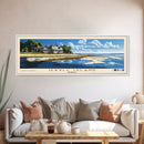 Jekyll Island, Georgia Panoramic Print, Vacation Gift, Georgia Wall Art, Beach Painting, Beach Decor, Large Wall Art, Wood Frame Art