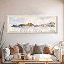 Anse de Grande Saline, St. Barths Watercolor Print, Vacation Gift, St. Barths Wall Art, Beach Painting, Beach Decor, Large Wall Art, Wood Frame Art