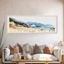 Big Wave Bay Beach, Hong Kong Watercolor Print, Vacation Gift, Hong Kong Wall Art, Beach Painting, Beach Decor, Large Wall Art, Wood Frame Art