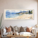 Dobrec Beach, Montenegro Watercolor Beach Print, Vacation Gift, Montenegro Wall Art, Beach Painting, Beach Decor, Beach Painting