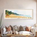 Tanjung Rhu Beach, Malasyia Watercolor Beach Print, Vacation Gift, Malasyia Wall Art, Framed Canvas Print, Framed Beach Painting