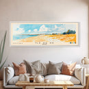 Île de Ré, France Watercolor Beach Print, Vacation Gift, France Wall Art, Beach Painting, Beach Decor, Beach Painting
