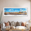 Rio Rancho New Mexico Panoramic Print, Elegant Framed Canvas Print, City Travel Poster, Home Decoration, Office Wall Art