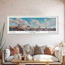 Rochester New York Panoramic Print, Artistic Framed Canvas Print, City Travel Poster, Home Decor, Office Wall Art, Unique Gift