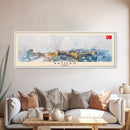 Batman TurkeyPanoramic Travel Poster, Framed Canvas Print or Metal Wall Art, Travel Art, Home Decor, Panoramic Painting, Midcentury Art