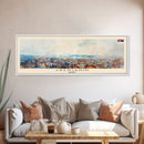 Zrenjanin Serbia Wall Art, Panoramic Travel Poster, Panoramic Framed Canvas Print, City Wall Art, Wall Hanging Home Decor, Travel Art
