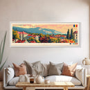 Braila Romania Travel Art, City Art, Framed Canvas Print or Metal Wall Art, Europe Travel Poster, Panoramic Wall Art, Extra Wide Wall Art