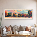 Kostroma Russia Panoramic Travel Poster, Framed Canvas Print or Metal Wall Art, Travel Art, Home Decor, Panoramic Painting, Midcentury Art