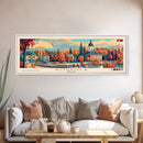 Kouvola Finland Wall Art, Panoramic Travel Poster, Panoramic Framed Canvas Print, City Wall Art, Wall Hanging Home Decor, Travel Art