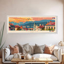 Sombor Serbia Travel Print Wall Art, Panoramic City Art, Travel Art, Wall Decor, Vacation Gift, Framed Canvas Print Or Metal Art