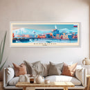 Kemerovo Russia Travel Print Wall Art, Panoramic City Art, Travel Art, Wall Decor, Vacation Gift, Framed Canvas Print Or Metal Art