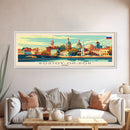 Rostov on Don Russia Panoramic Travel Poster, Framed Canvas Print or Metal Wall Art, Travel Art, Home Decor, Panoramic Painting, Midcentury Art