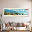Shkodr Albania Travel Print Wall Art, Panoramic City Art, Travel Art, Wall Decor, Vacation Gift, Framed Canvas Print Or Metal Art