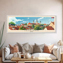 Zrenjanin Serbia Wall Art, Panoramic Travel Poster, Panoramic Framed Canvas Print, City Wall Art, Wall Hanging Home Decor, Travel Art