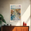 Irkutsk Russia Urban Cityscape Art Print, Stunning Canvas Print for Home Decor, Travel Poster for Living Room Wall Art, Russian City View