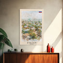 Ryazan Russia Travel Poster Framed Canvas Print, Watercolor Painting, Scenic Wall Art, Home Decor, Russian Cityscape, Modern Art