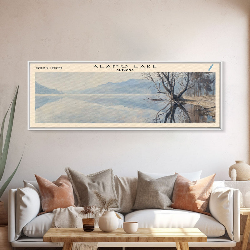 Alamo Lake Arizona Wall Art, Wall Print, Travel Wall Art, Nature Wall DÃ©cor, Above Bed Art, Living Room Wall Print