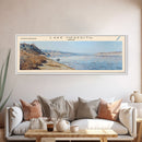 Lake Meredith Texas Framed Canvas Print, Lake House Decor, Panoramic Wall Art, Travel Poster, Scenic Landscape Painting, Bedroom Decor