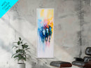 Abstract Horse Art Framed Canvas Print Colorful Western Wall Art, Bull and Bear Art, Moody Art, Farmhouse Art, Rustic Wall Art