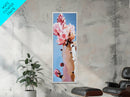 Desert Cactus Painting Framed Canvas Print Colorful Landscape Art, Joshua Tree Art, Boho Wall Art, Coastal Cowgirl Wall Art, Gift Idea