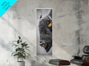 American Bison Close-Up Framed Canvas Print | Rustic Wall Art | Western Decor | Moody Art | Wildlife Painting | Gift Idea | Farmhouse Art