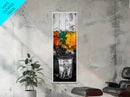 Industrial Paint Bucket Canvas Print, Graffiti Wall Art, Abstract Art, Moody Art, Rustic Decor, Chicano Art, Tall Narrow Art, Modern Home Art