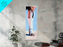 Western Boot Detail Canvas Print black cowgirl painting rustic decor farmhouse art southwest wall art wabi sabi wall art fashion art
