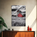 Windmill, Rustic Farm Art, Windmill Wall Art, Farmhouse Art, Minimalist Art, Rustic Decor, Wabi Sabi Art, Canvas Print, Gift Idea