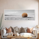 Tumbleweed, Desert Landscape, Southwest Wall Art, Minimalist Art, Extra Wide Art, Panoramic Art, Framed Canvas Print, Wabi Sabi Art