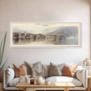 Hallstatt COUNTRY Travel Poster Print, Framed Canvas Print, COUNTRY Travel Art, Wood Framed Art, Wall Hanging, Home Decor