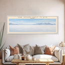 The Uyuni Salt Flats COUNTRY | Framed Travel Poster Canvas Print | Trendy Wall Art | Watercolor Painting | Living Room Art | Unique Art