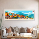 Cuautitlan Izcalli, Mexico Panoramic Travel Poster Canvas Print, Cuautitlan Izcalli, Mexico Painting, Mexico Art, Cuautitlan Izcalli Panoramic Travel Art, Travel Painting