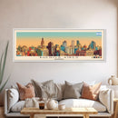 Buenos Aires, Argentina Panoramic Canvas Print, Buenos Aires, Argentina Painting, Argentina Art, Buenos Aires Travel Poster, Travel Art, Guest Room Painting