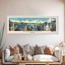 Kilmarnock, Scotland Panoramic Canvas Print, Kilmarnock, Scotland Painting, Scotland Art, Kilmarnock Travel Poster, Travel Art, Living Room Painting