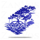 Heron Mangrove Scene