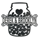 Heart Jar Couple Monogram