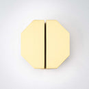 Alto, Solid Brass Half Hex Pulls