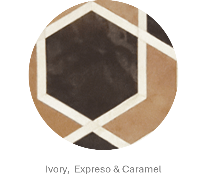 HEXAGON – Modern Patterned Rug in Organic Hide, photo 10 of 11