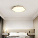 Hexagonal Travertine Lunarc Stone Ceiling Lamp