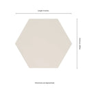 MSI Hexley Dove Porcelain Hexagon Wall and Floor Tile