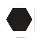 MSI Hexley Graphite Porcelain Hexagon Wall and Floor Tile