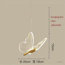 GobekUsa Acrylic Butterfly LED Pendant Light - Modern Luxury Designer Fixture